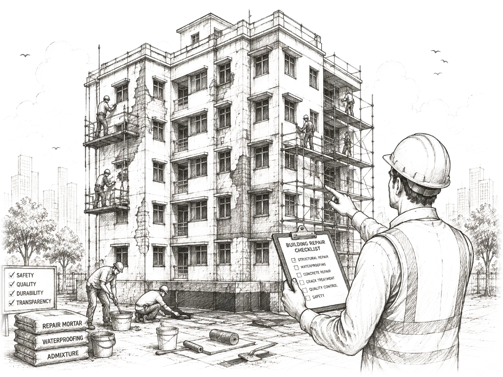 Building Repair Services & Structural Rehabilitation Engineering Work