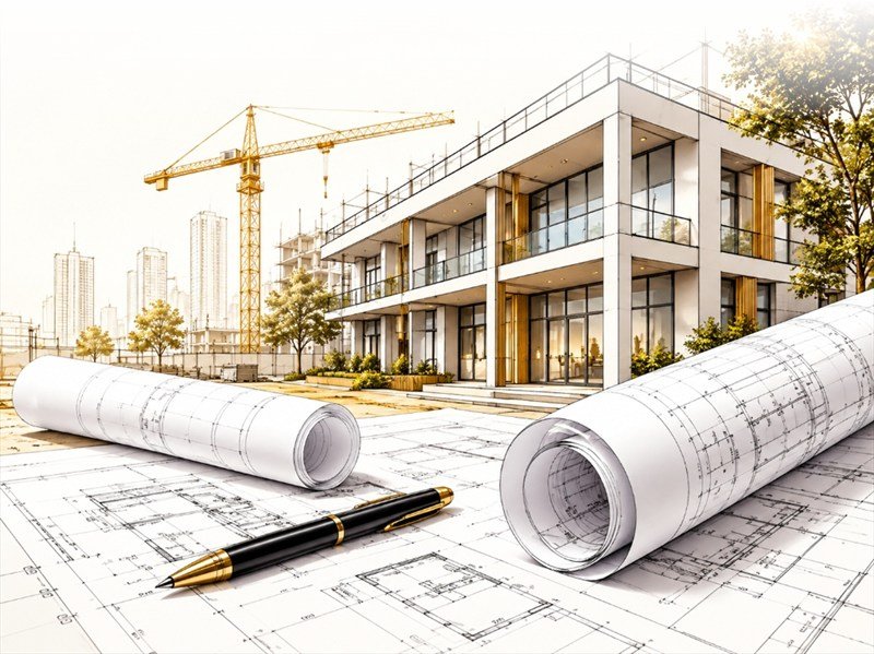 Architectural Planning & Engineering Sketch