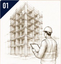 Structural Audit Engineering Illustration