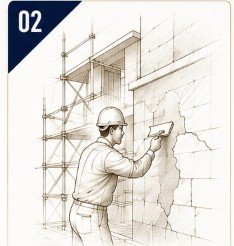 Building Repairs & Restoration Illustration